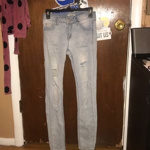 low rise refuge jeans